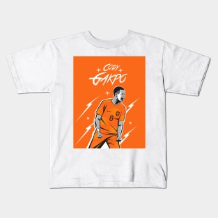 Gakpo #8 NTL 22 Football Celebration Kids T-Shirt